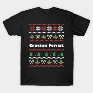 Romanian Christmas Craciun Fericit T-Shirt